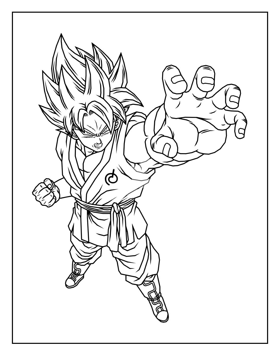 50+ Desenhos do Goku para colorir - Dicas Práticas